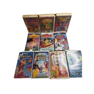 Vintage Walt Disney VHS  10 Pack